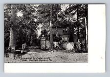 Kennett Square PA-Pennsylvania, Lodge, Entrance To Cedarcroft, Vintage Postcard picture