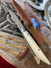 Antique Caucasian Miniature Sword Pocket Knife Letter Opener&steel Blade&sheath picture