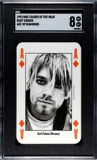 1992 NME Leader of the Pack Kurt Cobain Ace of Diamonds SGC 8 Rookie RC Nirvana picture