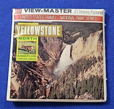 SEALED gaf A309 Yellowstone  North Mammoth Canyon view-master 3 reels packet picture
