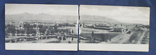 1908 Alamogordo New Mexico Panoramic Birdseye View & Train Depot Postcard picture