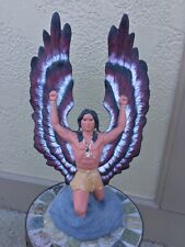 Vintage Native American Figure Pottery Local Artist picture