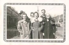 WWII Era Photograph Ephemera 1940s Navy Military Uniform Sailor Family 5