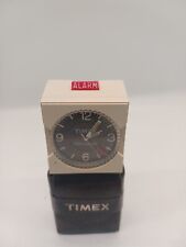 Vintage Timex Mini Alarm Clock With Case  (C) picture