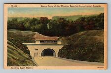 Turnpike PA Eastern Portal Blue Mountain Tunnel Pennsylvania Vintage Postcard picture