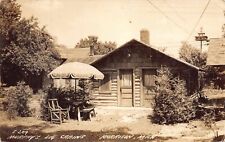 MI - 1944 REAL PHOTO Murphy’s Log Cabin at Harrison, Michigan - Clare County picture