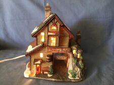 Holiday Time Village Town Brewery Factory Ceramic Christmas Village Lighted picture