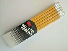 Vintage Officemate OIC No. 2 1/2 Medium Wood Pencils, 12 Pack, Factory Sealed picture