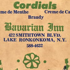 1970s The Bavarian inn Restaurant Menu Smithtown Blvd Lake Ronkonkoma New York 2 picture