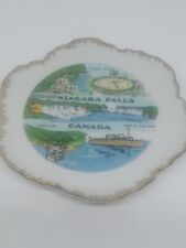 Small Vintage VTG Niagara Falls Canada Gold Trim 6 
