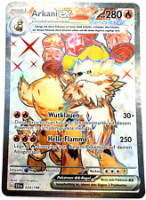 Pokemon Card TCG Arkani EX 224/198 Karmesine & Purple Full Holo Rare German picture