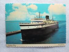 Vintage Ludington Ferry S.S. Spartan, Chesapeake And Ohio Railroad Postcard picture