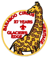 2013 Baraboo Circus Heritage Trail Patch Glacier's Edge Council WI Giraffe picture