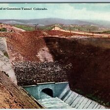 c1910s Montrose CO West Portal Gunnison Tunnel Uncompahgre River Irrigation A206 picture