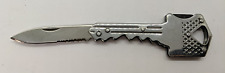 Unbranded HF21 Lockback Combination Drop Point Blade Key Shaped Pocket Knife picture