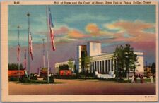 1936 DALLAS, Texas Postcard STATE FAIR OF TEXAS 