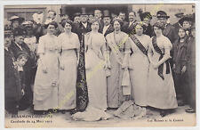 Top CPA 95260 Beaumont On Oise All Queens of / The Committee Cavalcade 1912 picture