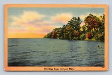 Greetings from Gaylord Michigan Postcard picture