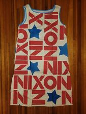 NOS VTG RICHARD NIXON USA PRESIDENT WASTE BASKET PAPER DRESS AMERICA 2024 60s picture