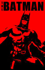 THE BATMAN RISE RED PRINT BY CHRIS MCJUNKIN DC COMICS picture