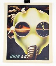 George Giusti  WW 2 US War Effort Poster FORTUNE MAG Aug1941 Air Raid Precaution picture