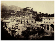 Italy, Contrade di Naples, Cava Trinita dei Monti Vintage albumen print, Tir  picture