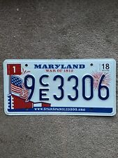 2018 Maryland  License Plate - 9CE 3306 - Nice Natural picture