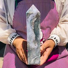 1210G Natural aquatic agate crystal obelisk crystal energy column CH919 picture
