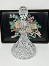 Genuine Vintage West German Hand Cut Lead Crystal Decanter with Original Stopper picture