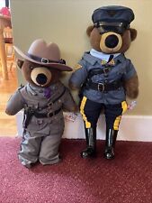 New York New Jersey State Police Patriot Bear Tag 2’ Pair ❤️ Build Bear picture