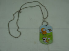 Nickelodeon Sponge Bob Square Pants Dog Tag PU Dog Poop Ball Bead Necklace picture