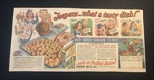 1945 Wartime KIX Puffed Flakes Breakfast Cereal Comic Newspaper Ad picture