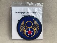 Windgage Collectibles Small Iron On Patch - 0999 - WWII Patches - 8th Air Force  picture