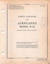 B-29 Parts Catalog World War II Book 1946 Aircraft Manual Flight Manual - CD picture