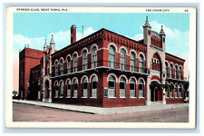 c1920s The Cigar City, Spanish Club, West Tampa Florida FL Unposted Postcard picture