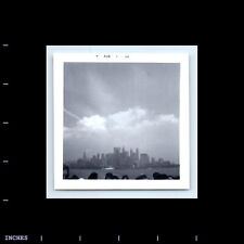Vintage Square Photo DOWNTOWN CITY SKYLINE CLOUDS 1964 picture