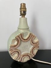Bernard Rooke Studio Art Pottery Lamp Vintage picture