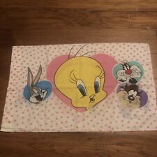 vintage looney tunes pillowcase 1994 warner brothers picture