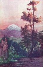 Postcard Mexico Popocatepetl Volcano Artist-signed NrMINT c1910s-20s picture