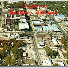 c1970s Beatrice, NE Birds Eye Aerial Downtown Air View Main St Postcard Vtg A178 picture