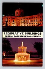 Regina-Saskatchewan, Legislative Building, Antique, Vintage Souvenir Postcard picture