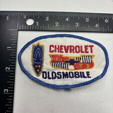 Vintage Old CHEVROLET OLDSMOBILE Car Auto Sew-On Patch 00RS picture