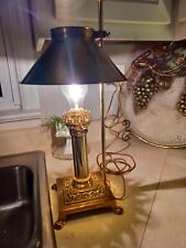 Vintage Orient Express Paris Istanbul Metal Adjustable Lamp 20” Tall picture