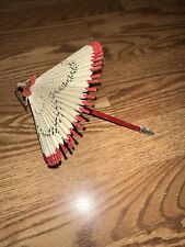 Vintage Japanese Origami Umbrella parasol Made From Cigarette Box “Wagasa”  picture