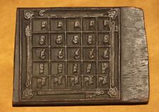 Tibet 19th Century Old Antique Buddhist Carved Printing Wood Block Sutra Mantra picture