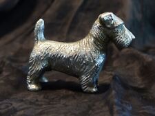 MOSELSIO Terrier Scottish Bronze Dog Pup Art Sculpture Signed 1929 PERFECT picture