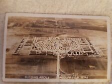 Postcard Randolph Field Texas Building Area 1937 Aerial picture