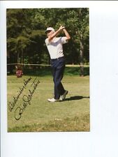 Bill Johnston PGA Golf Golfer Course Designer Signed Autograph Photo picture
