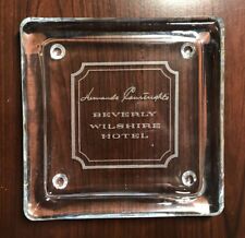 Rare Vintage “Hernando Courtright's Beverly Wilshire Hotel” Cigarette Ashtray picture