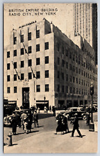 British Empire Buliding Radio City Manhattan New York NY c1940's Vtg Postcard picture